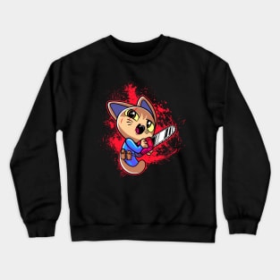 Chainsaw Cat Crewneck Sweatshirt